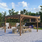 Pergola en Bois de Sapin Autoportante  4 x 3 m